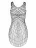 Оригинальное сетчатое платье с разрезами по бокам, артикул: SP-19346