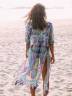Женский длинный пляжный халат, артикул: JH-585