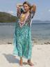 Женская длинная пляжная туника с принтом, артикул: PLPL-2159