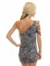 Женское платье принт леопард, артикул: STOK-051