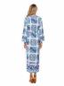 Женское пляжное платье с узором , артикул: PLPL-2247