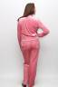 Женский велюровый костюм со стразами, артикул: AS8-SKSK-2211