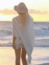 Женская пляжная туника-халат с бахромой, артикул: PLPL-2144