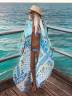 Женская пляжная туника-халат, артикул: PLPL-2152