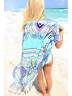 Женская пляжная туника с бахромой, артикул: PLPL-2073