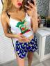 Женская пижама с принтом авокадо, артикул: ZHNBTDS-1194