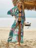 Женская длинная пляжная туника-халат, артикул: PLPL-2264