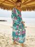 Женская длинная пляжная туника-халат, артикул: PLPL-2264