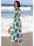 Женский длинный пляжный халат, артикул: JH-586