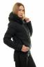 Женская утепленная куртка с мехом, артикул: JVOTE-2261