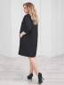 Женское однотонное платье, большие размеры, артикул: PLTDS-2047