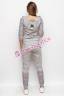 Женский трикотажный костюм со стразами, артикул: AS8-SKSK-2113