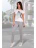 Женский спортивный трикотажный костюм Плеяда с футболкой, артикул: AS8-SKNA-2935