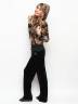 Женский бархатный леопардовый костюм, артикул: AS8-SKSK-3067