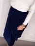 Женская велюровая плиссированная юбка, артикул: ZJTDS-90