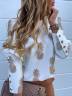 Женская блузка с принтом, артикул: JBLTDS-650