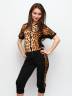 Женский леопардовый костюм, артикул: AS8-SKSK-3085