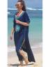 Женское длинное пляжное платье с узором, артикул: PLPL-1889