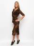 Женский леопардовый костюм с бриджами, артикул: AS8-SKSK-3088