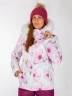 Женский зимний костюм с цветочным принтом, артикул: AS8-SKSL-5509