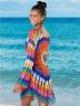 Женская разноцветная пляжная туника, артикул: PLPL-2004