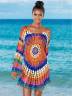 Женская разноцветная пляжная туника, артикул: PLPL-2004