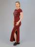 Женское длинное трикотажное платье, артикул: PLSK-1795