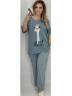 Женская пижама с принтом, артикул: ZHNBTDS-1185