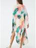 Женский пляжный халат с растительным принтом, артикул: PLPL-2194